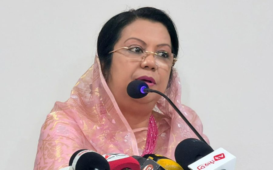 বেসামরিক বিমান পরিবহন ও পর্যটনমন্ত্রী আফরোজা খানম রিতা